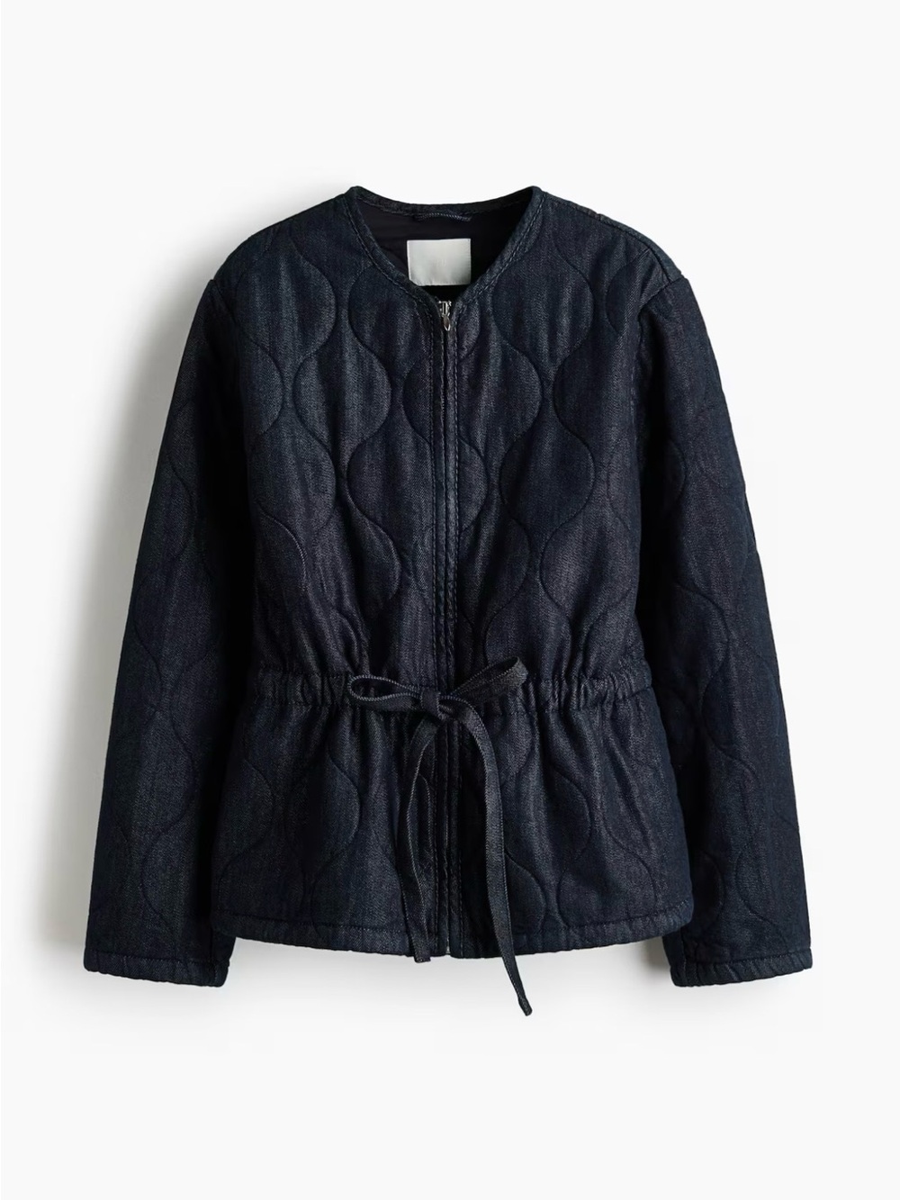 Quilted Denim Jacket